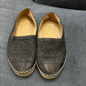 CC Black Espadrille Flats
